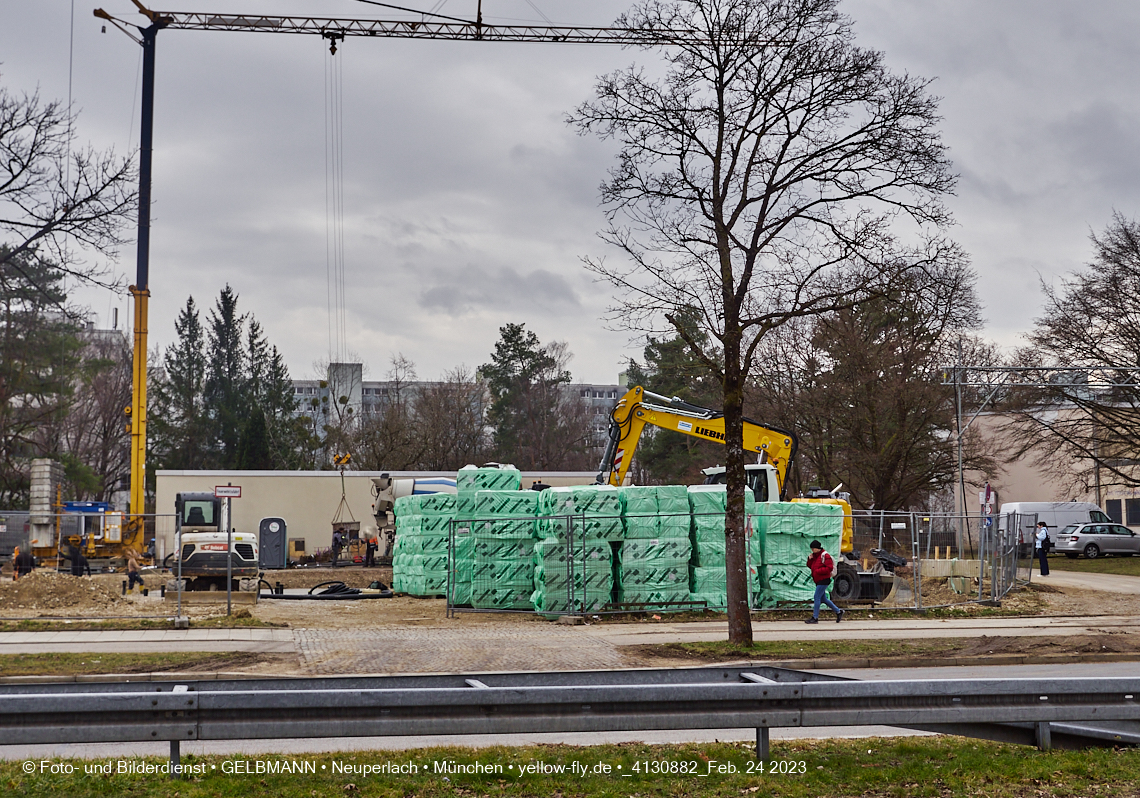 24.02.2023 -  Baustelle Haus für Kinder in Neupelach Quiddestraße 3